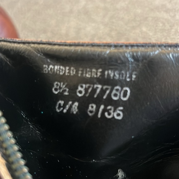 Bostonian Vintage Brown Ankle Leather boots Size 8.5 - Picture 10 of 15